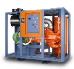 PNEUMOFORE rotary vane vacuum pump for the glass industry