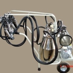 mobile cow milking machine